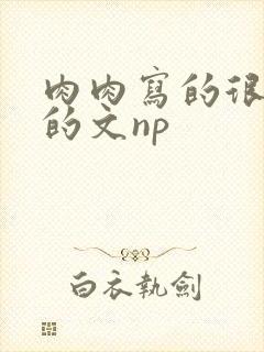 肉肉写的很细致的文np