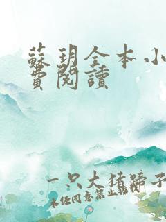 苏玥全本小说免费阅读