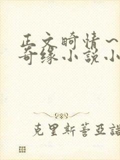 正文畸情～内裤奇缘小说小茹