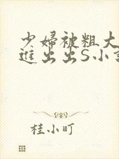 少妇被粗大猛进进出出S小说