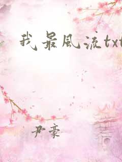 我最风流txt