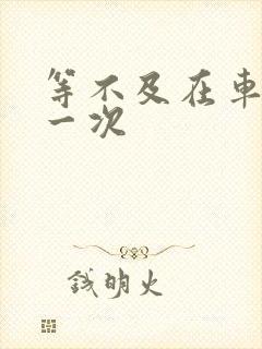 等不及在车里做一次