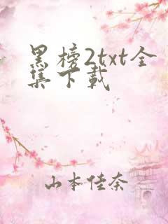 黑榜2txt全集下载
