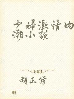 少妇激情肉欲高潮小说
