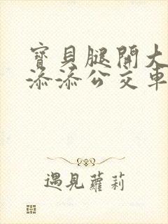 宝贝腿开大点我添添公交车