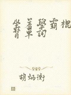 坐着学霸棍子上背单词