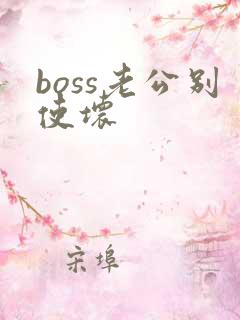 boss老公别使坏