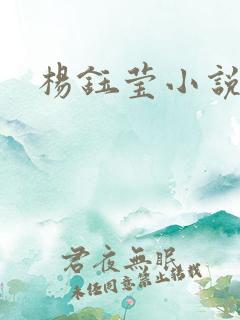 杨钰莹小说阅读