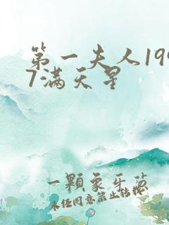 第一夫人1997满天星