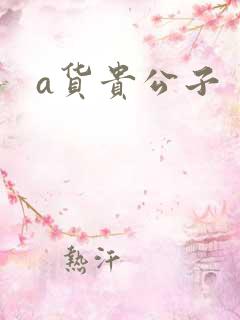 a货贵公子