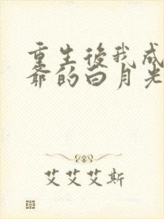 重生后我成了王爷的白月光