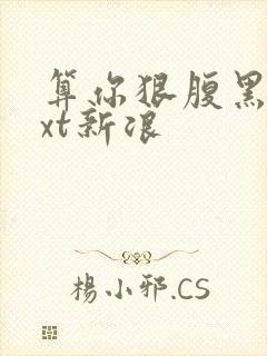 算你狠腹黑男txt新浪