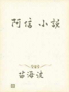 阿信 小说