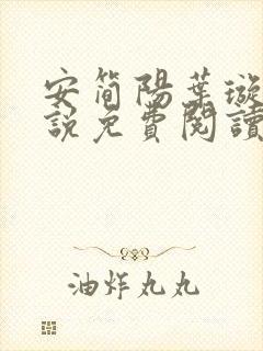 安简阳叶璇玑小说免费阅读