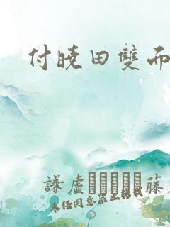 付晓田双面间谍