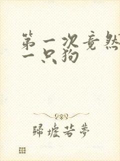 第一次竟然给了一只狗