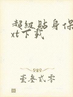 超级贴身保镖txt下载