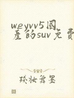 weyvv5国产的suv免费