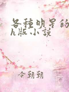 各种明星的综艺h版小说