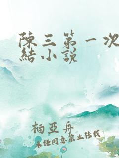 陈三第一次干白结小说