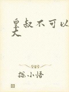 皇叔不可以 太大