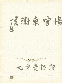 侯卫东官场笔记8