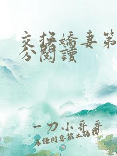 交换娇妻第4部分阅读