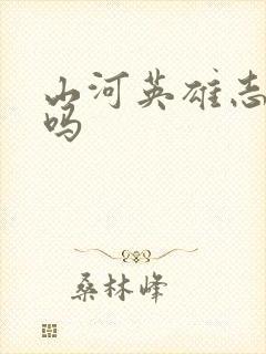 山河英雄志好看吗