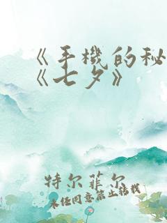 《手机的秘密》《七夕》