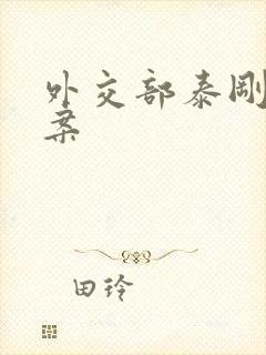 外交部泰刚间谍案