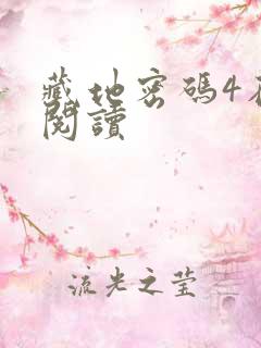 藏地密码4在线阅读