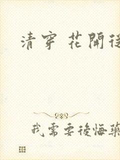 清穿 花开从容