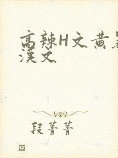 高辣H文黄暴糙汉文