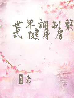 世界调制系统模式 健身房