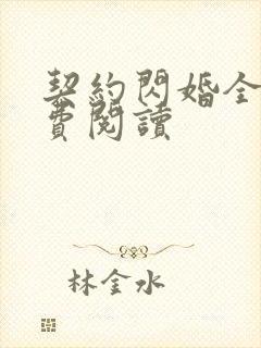 契约闪婚全文免费阅读