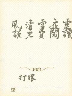 风清雪夜震风小说免费阅读