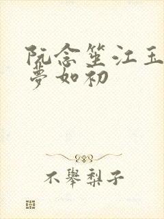 阮念笙江玉楼回梦如初