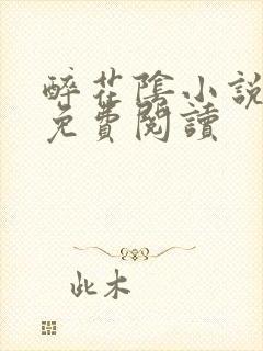 醉花阴小说全文免费阅读