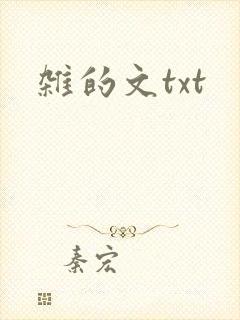 杂的文txt