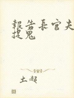 报告长官夫人在捉鬼