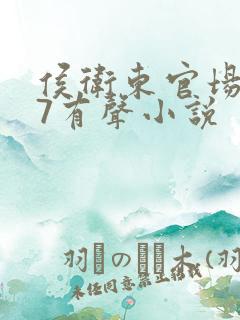 侯卫东官场笔记7有声小说