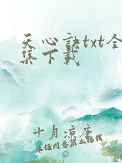 天心诀txt全集下载