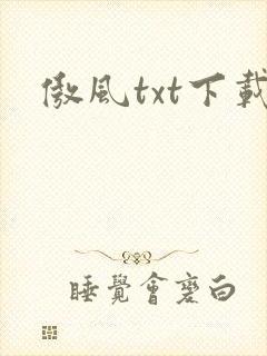 傲风txt下载
