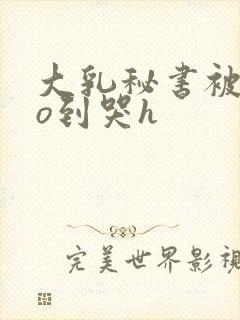 大乳秘书被cao到哭h