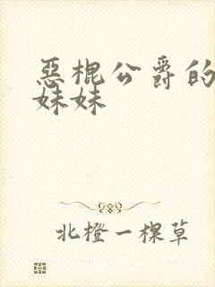 恶棍公爵的宝贝妹妹