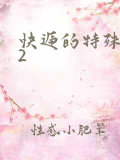 快递的特殊待遇2