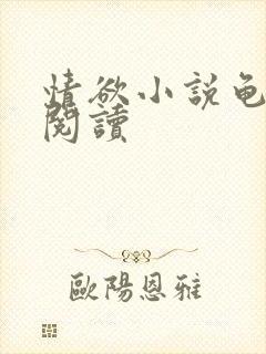 情欲小说龟全文阅读