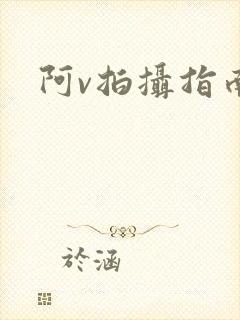 阿v拍摄指南