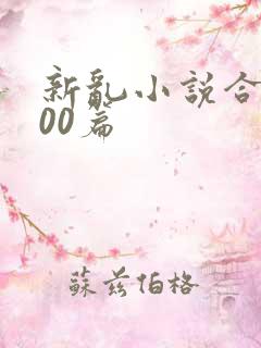 新乱小说合集200篇