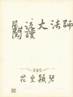 风流大法师全文阅读